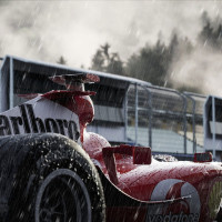 F1 Ferrari GP Panoramic wallpaper