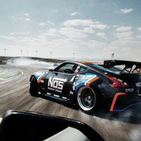 Nissan Drift car Panoramic wallpaper