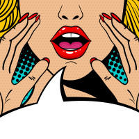 Pop Art Panoramic Wallpaper