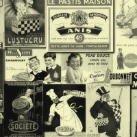 Old Pubs Panoramic wallpaper