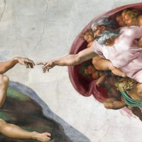 Renaissance painting Panoramic wallpaper