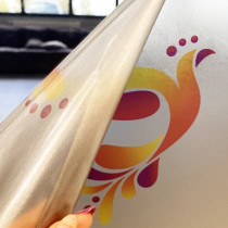 Blackout film without white support