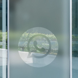 Social Media Pattern Privacy Window film