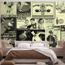 Old Pubs Panoramic wallpaper