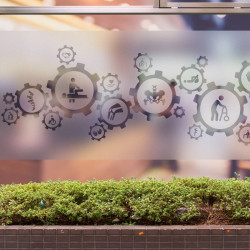 Kinesitherapy Logo 2 Privacy Window film