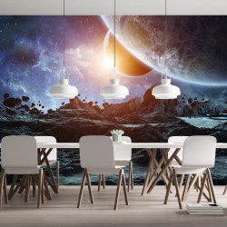 Moon Universe Panoramic wallpaper