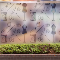 Couturier Pattern Privacy Window film