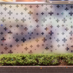 Cross Pharmacy 5 Privacy Window film