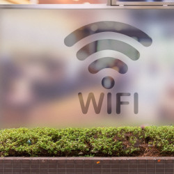 WIFI 2 logo Privacy Window film